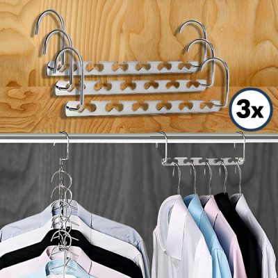 Metalnana vješalica za uštedu prostora (3 komada) | SNAPHANG