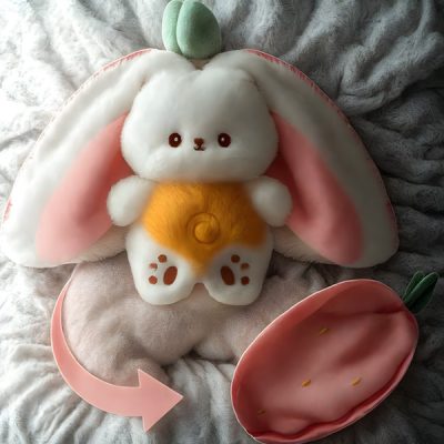 Dječja igračka zeko koji spava i diše | STRAWBBIT