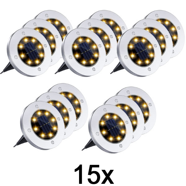 5x Solarne podne svjetiljke za vanjsku upotrebu (3 kom) | LUMIGARD