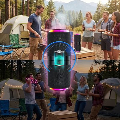 Magnetski djeljivi stereo zvučnik - True Wireless, 24H, BT 5.4 | MEGABEAT